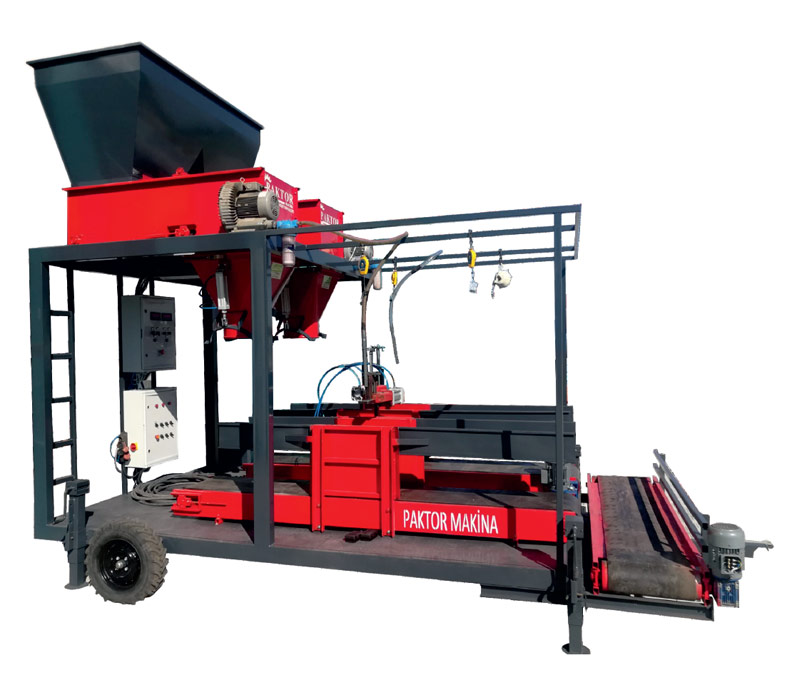 Çiftli Slaj Torbalama Makinası